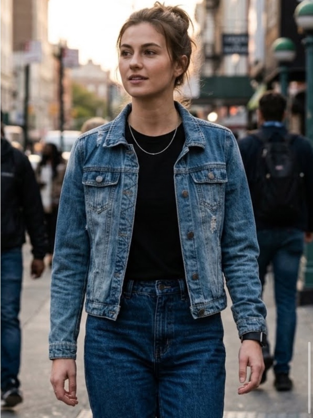 Streetwear Society Blue Denim Jean Jacket